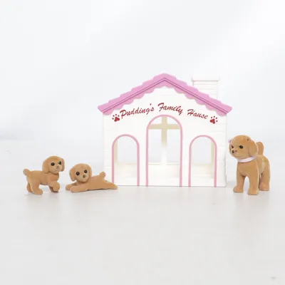 Poppenhuis (Bruin, Lila, Wit) van Tedi