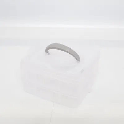 Boîte à bijoux (Transparent, Gris)