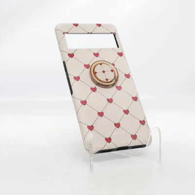 Telefoonhoesje (Beige, Rood) van Burga