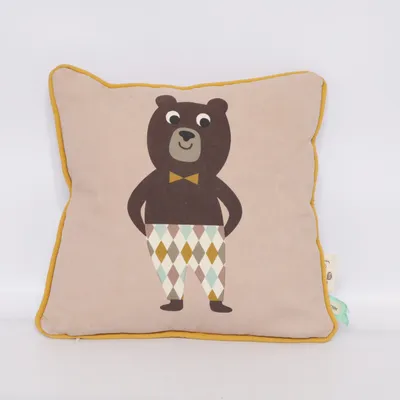 Prydnadskudde (Beige, Flerfärgad) från Ferm Living