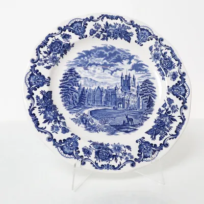 Bord (Wit, Blauw) van Wedgwood