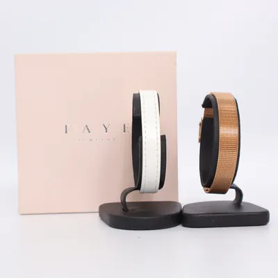 Bracelet (Blanc, Or) de FAYE Métal inconnu