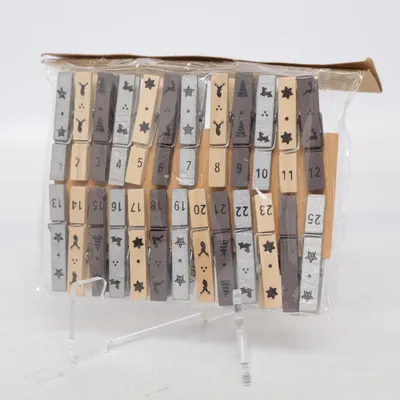 Adventskalender (Grå, Brun, Svart)