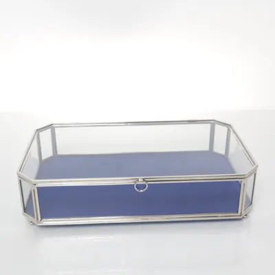 Doos (Transparant, Zilver) van The Franklin Mint Roestvrij staal