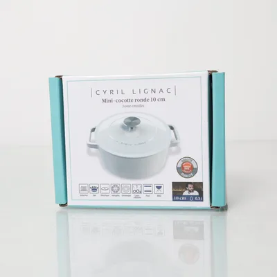 Cast iron casserole (White) from Cyril Lignac