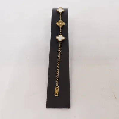Armbånd (Guld, Hvid) Guld, Ukendt metal