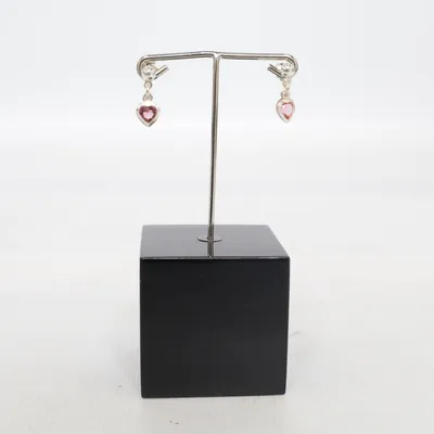 Örhängen (Silverfärgad, Rosa) från GHA Sweden Silver