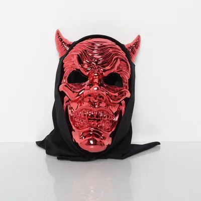 Masquerade-masker (Rood, Zwart)