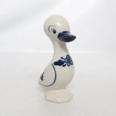 Figurine en porcelaine (Blanc, Bleu)