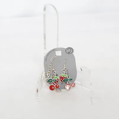 Örhängen (Röd, Silverfärgad, Grön) från SIX Okänd metall