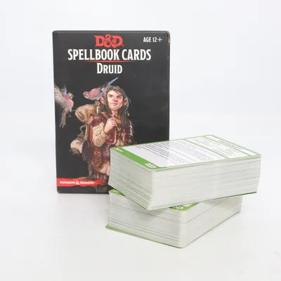 Playing cards from Dungeons & Dragons
