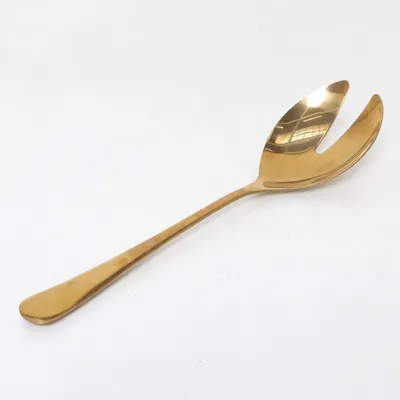 Salad servers (Gold) from Stainless China