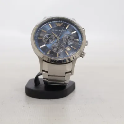 Wristwatch (Blue, Silver) from Giorgio Armani