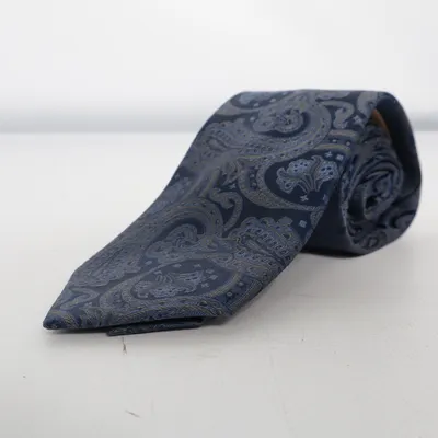 Krawatte (Blau) von Bläck Seide