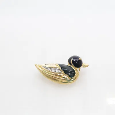 Brooch (Gold, Multicolored) Unknown metal