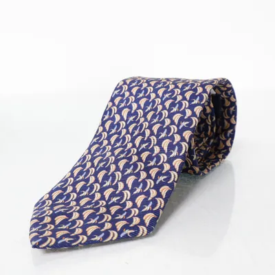 Tie (Blue, Beige) from Eton Silk