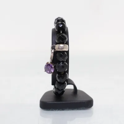 Armband (Zwart, Zilver) van Thomas Sabo Charm Club Zilver, Onbekend materiaal