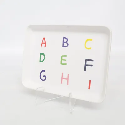 Tallrik (Vit, Flerfärgad) från Bruka Design