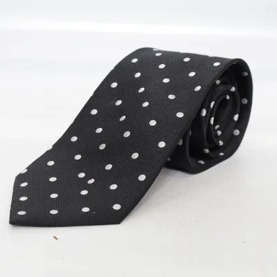 Cravate (Noir, Blanc) de Batistini Soie
