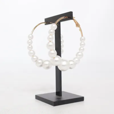 Oorbellen (Wit, Goud) van Fashion Jewelry Onbekend materiaal