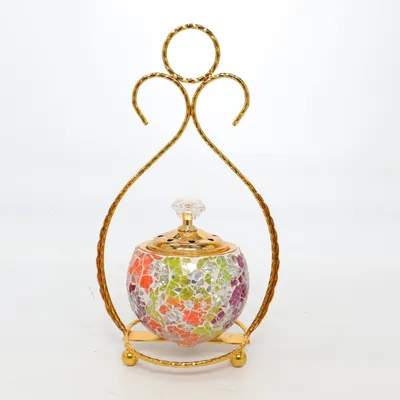 Porte-encens (Or, Multicolore)