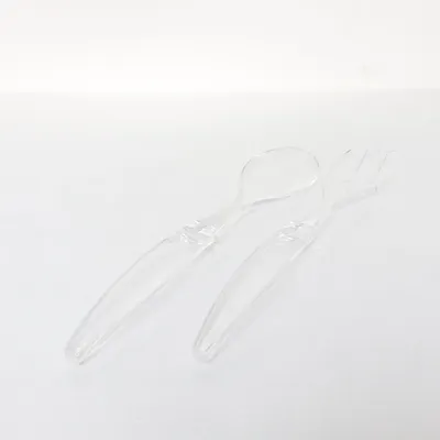 Salad servers (White)