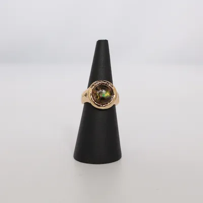 Ring (Gold, Brown) Unknown metal