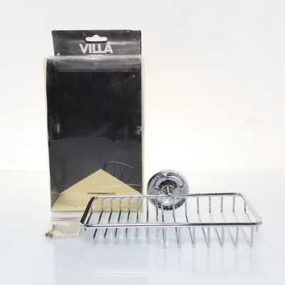 Badrumshylla (Silverfärgad) från Villa