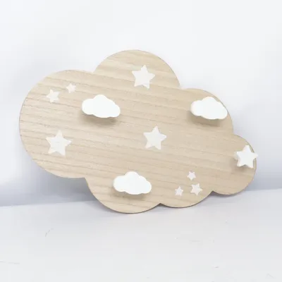 Patère  (Beige, Blanc)