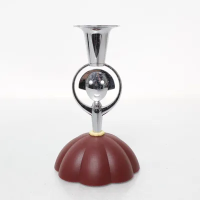 Ljusstake (Silverfärgad, Röd) från Alessi