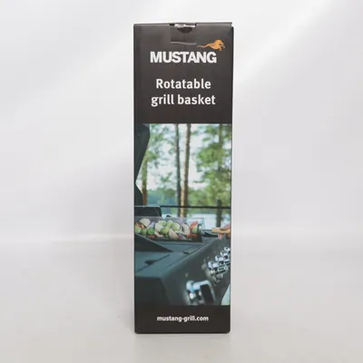 Barbeque accessory (Rotatable Grill Basket) from Mustang