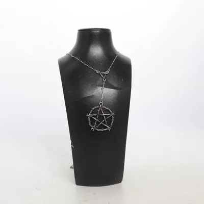 Necklace (twig pentagram pendant) from Restyle Unknown metal, Tin