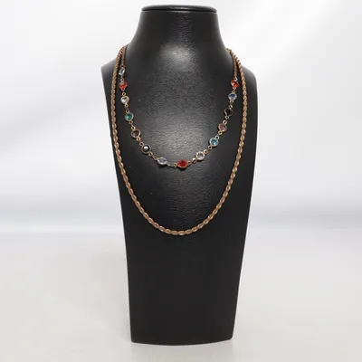 Ketting (Goud, Meerkleurig) Onbekend materiaal