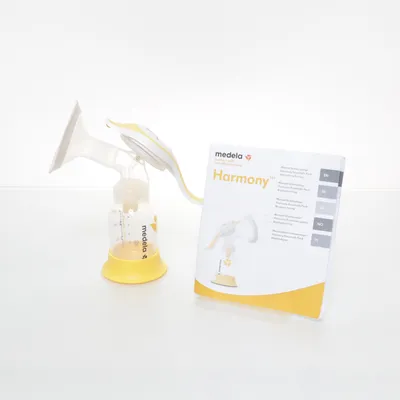 Bröstpump (Transparent, Gul, Grå) från Medela