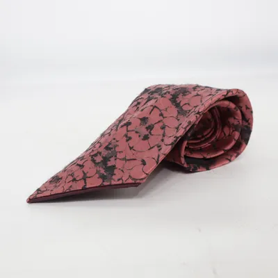 Tie (Pink, Black) from Trevira Polyester