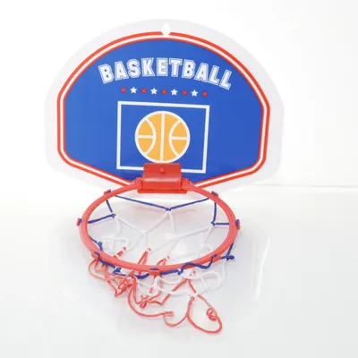 Basketkorg (Blå, Röd, Vit)