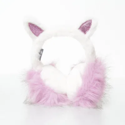 Earmuffs (White, Purple) from Tinka