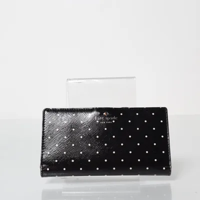 Portemonnee (Zwart, Wit) van Kate Spade
