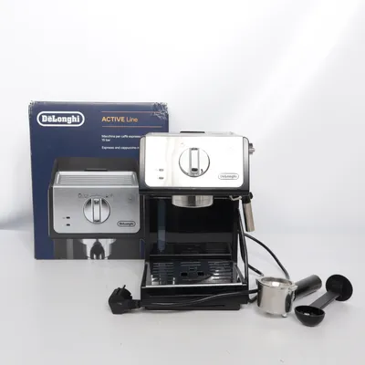 Espressomachine (Zwart, Zilver) van DeLonghi