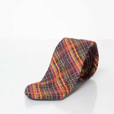 Stropdas (Grijs, Meerkleurig, Rood) van Etro Zijde, Wol