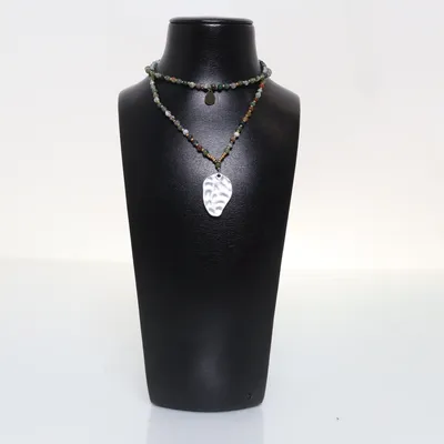 Halsband (Flerfärgad, Grön) Okänd metall