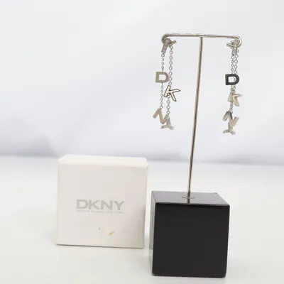 Boucles d'oreilles (Argent) de Donna Karan Métal inconnu