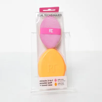 Make-up spons (miracle 2-in-1 powder puff) van Real Techniques
