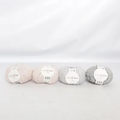 Fil (Lily) de Infiniti Hearts Coton, Laine de mouton