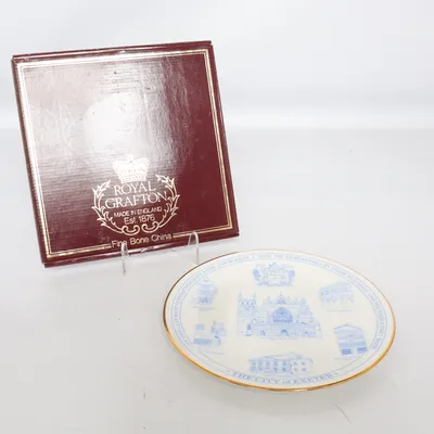 Assiette (Blanc, Bleu) de Royal Grafton
