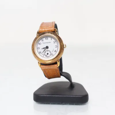 Wristwatch (Brown, Gold) from Commander