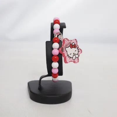 Armband (Rood, Wit, Roze) van Hello Kitty by Sanrio Onbekend materiaal