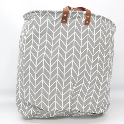 Panier à linge (Gris, Blanc)
