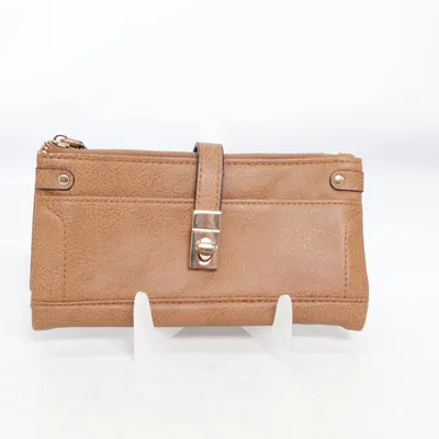 Wallet (Brown) from Accessorize Polyester, Polyurethane