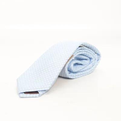 Cravate (Bleu, Blanc) de Atlas Design Soie, Viscose